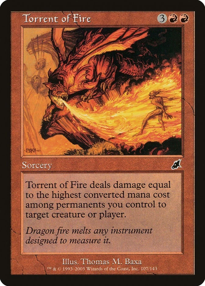 Scourge Torrent of Fire MTG Magic the Gathering NM - Image 1 of 1