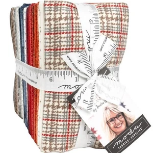 Prairie Gatherings Flannels 36 Fat Eighth Bundle by Primitive Gatherings Moda - Picture 1 of 3