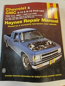 Haynes Repair Manual 24070 1982-1993 Chevrolet Chevy GMC S-10 S-15 Blazer Jimmy - Picture 1 of 7