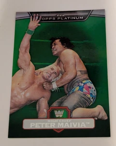 2010 Topps Platinum WWE Green #12 High Chief Peter Maivia 112/499 - Bild 1 von 2