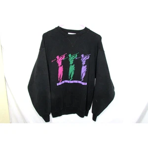 The Links Golfers Graphic Sweatshirt Pullover Size Large SDI Retro Series 1990s - Picture 1 of 6