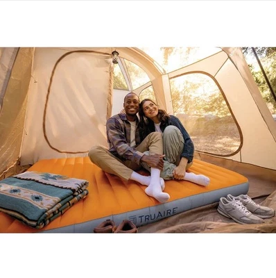 Intex Queen TruAire TPU Camping Mat with USB Air Pump - Image 1 of 4