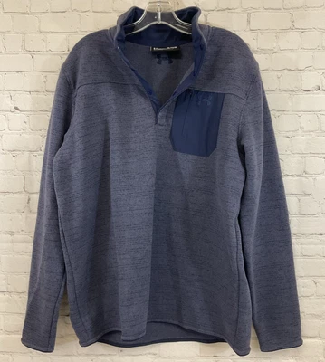 Under Armour 1316276 Men Loose Fit Specialist Henley Polyester Sweater Purple XL Foto 1 de 4