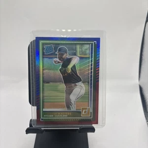 ANDREW WALTERS - 2025 DONRUSS #79 Red & Blue RATED ROOKIE INDIANS - Picture 1 of 2