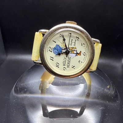 Reloj Pulsera Holly Hobbie 1972 Vintage Damas Color Crema Bradley Swiss 27mm Funciona Foto 1 de 4