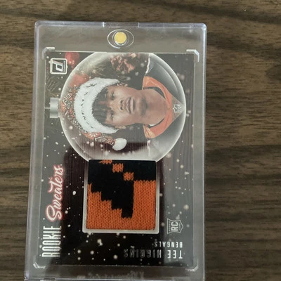 2020 Panini Donruss - Rookie Holiday Sweaters #SW-TH Tee Higgins (MEM, RC) - Image 1 of 2