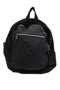 Kipling Womens Black Zip Pockets Mini Backpack Handbag - Picture 1 of 6