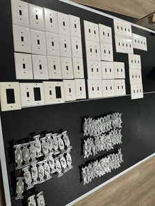 ๐ฅ 60 PCS 40x2 way 18x3 way 2x4 way wall light switch. 36 cover plate lot ๐ฅ - Picture 1 of 5