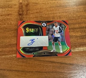 Brennan Johnson 2024-25 Panini Select Premier Pitchside Red Prizm SP automático casi nuevo+ - Imagen 1 de 2