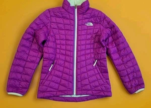 The North Face Girl's Thermoball Quilted Full Zip Jacket! S (7/8) Excellent - Picture 1 of 6