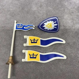Playmobil Castillo Banderas y Escudo de (3268) Azul, Amarillo y Blanco - Imagen 1 de 6