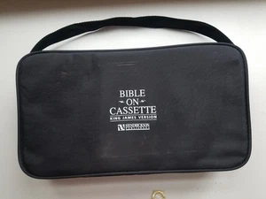 Bible on Cassette King James Version 44 Audio Tapes w/ Case Hendrickson Pub NEW - Picture 1 of 2