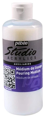 INC 524561 Pouring Medium, 500ML 16 Fl Oz, White, Acrylic Paint, Art - Image 1 of 4