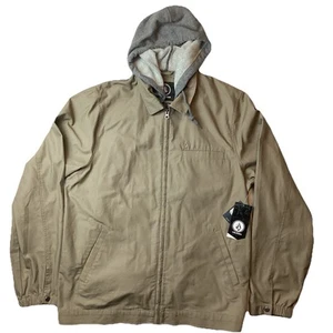 VOLCOM Hombres Chaqueta Warren Marrón XLARGE NUEVA CON ETIQUETAS BMX Skateboard Surf - Imagen 1 de 5