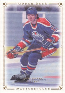 08/09 UD MASTERPIECES..JARI KURRI..CARD # 5..OILERS..FREE COMBINED SHIPPING