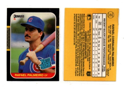 1987 DONRUSS Baseball Cards.  U-  Pick to Complete Your Set - Image 1 of 4