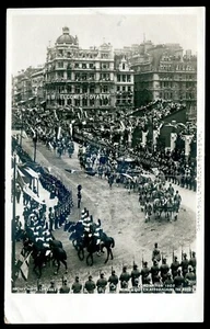 Postkarte British Royalty 1902 König Edward VII Krönung Westminster Abbey - Bild 1 von 2