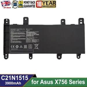 Batería C21N1515 para Genuino ASUS X756 X756UA X756UX X756UJ X756UQ R753UB R753UX - Imagen 1 de 7
