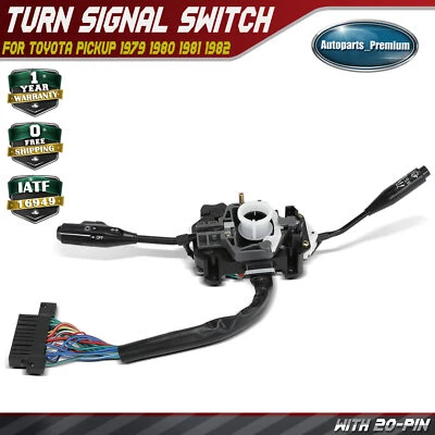 Interruptor combinado de señal de giro para camioneta Toyota 1979 1980 1981 1982 con 20 pines Foto 1 de 4