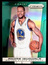 2013-14 Panini Prizm Andre Iguodala Green Prizm Golden State Warriors #72