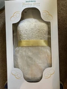 Davids Bridal Oleg Cassini Wedding Dress Sz 14 White Pre owned - Picture 1 of 7
