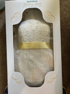 Vestido de novia David Oleg Cassini talla 14 blanco usado Foto 1 de 4