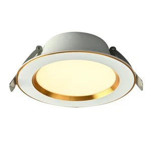 Qcazegy Down Light Golden Round Ceiling Recessed Light LED Spot Light Downlight - Picture 1 of 6
