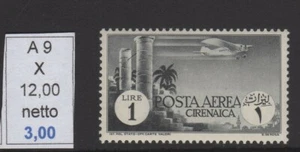 Cirenaica soggetti africani posta aerea lire 1 nuovi linguellati - Imagen 1 de 1