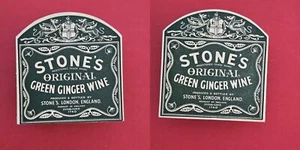 Stone's London Green Ginger Wine Brauerei Bierdeckel Bier - Picture 1 of 1