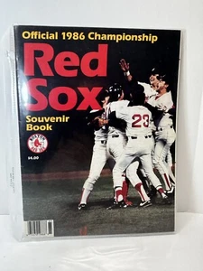 Official 1986 Championship Boston Red Sox Souvenir Book - Picture 1 of 10
