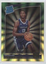 2018 Panini Donruss Holo Green and Yellow Laser Jaren Jackson Jr #188 Rookie RC