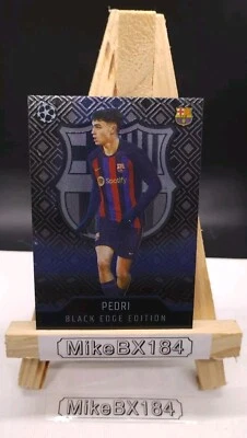 PEDRI 2022-23 Topps Match Attax BLACK EDGE EDITION #464 FC Barcelona  - Image 1 of 2