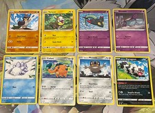 GENERAL MILLS 25TH ANNIVERSARY POKEMON 8 CARD COMMON COMPLETE SET