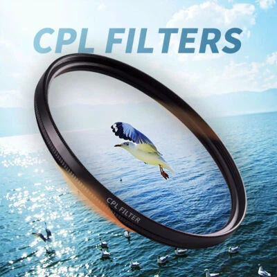 Universal CPL Lens Polarizer Filter 37/43/46/49/52/58/62/67/72/77/82/86/95/105mm - Image 1 of 4