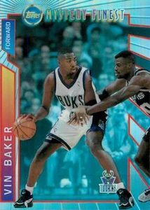 VIN BAKER 1996-97 Topps Finest MYSTERY FINEST REFRACTOR #M18 Bucks - Picture 1 of 2