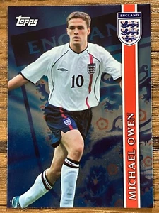Free Shipping! topps 2001-2002 England E8 Michael Owen - Picture 1 of 10