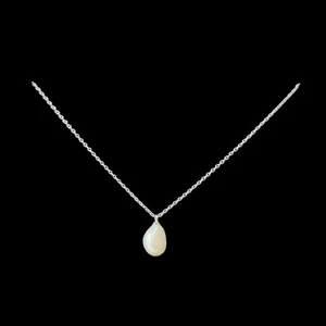 Mom Gift Pearl Silver Necklace Freshwater Mother Daughter - Picture 1 of 5