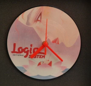 LOGIC SYSTEM CLOCK Upcycled Vinyl Record Picture Disc PD7109 7" Wall CLOCK - Picture 1 of 3