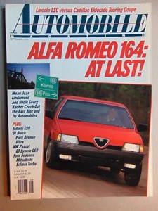AUTOMOBILE MAGAZINE September 1990 Buick Park Avenue'91 - Picture 1 of 1