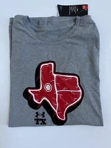 Under Armour T-Shirt HERREN XL UA TEXAS Meat State T-Bone Neuheit Loose Fit G16 - Bild 1 von 11