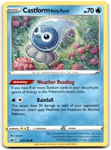 2021 Sword & Shield - Chilling Reign Castform Rainy Form 2 Basic/Common #33 - Picture 1 of 2