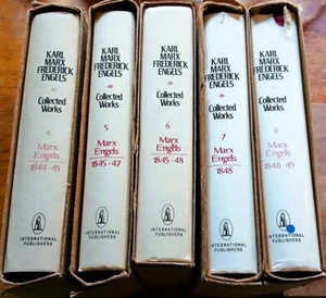 Karl Marx & Frederick Engels Obras Coleccionadas Conjunto de 5 Vols. #4-8 HC DJ - Imagen 1 de 6