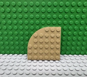 Lego 1 Tostado Oscuro 6x6 Placa Base con Esquina Redondeada NUEVO - Imagen 1 de 1