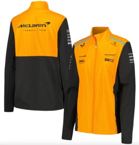 🏁 Women's Castore Orange McLaren F1 Team 2024 Softshell Full-Zip Jacket Size 10 - Picture 1 of 2