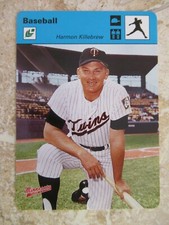 2005 Donruss Leaf SPORTSCASTER #18 HARMON KILLEBREW, BLUE,THROWING 11/20, NM-MT 