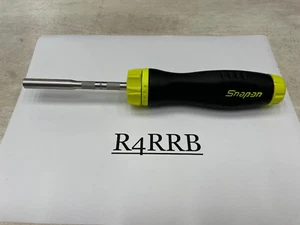 Herramientas Snap-on NUEVO HI-VIZ Destornillador de trinquete de agarre suave con brocas SGDMRC44BHV - Imagen 1 de 12