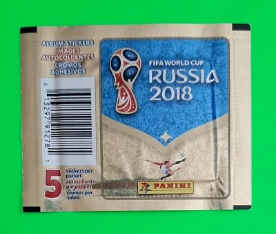 PANINI FIFA WORLD CUP RUSSIA 2018 USA VERSION PACKET TUTE BUSTINA POCHETTE PACK  - Imagen 1 de 2