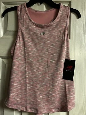 NWT New Balance Girls  Sleeveless Athletic Shirt 14/16 Pink - Image 1 of 4