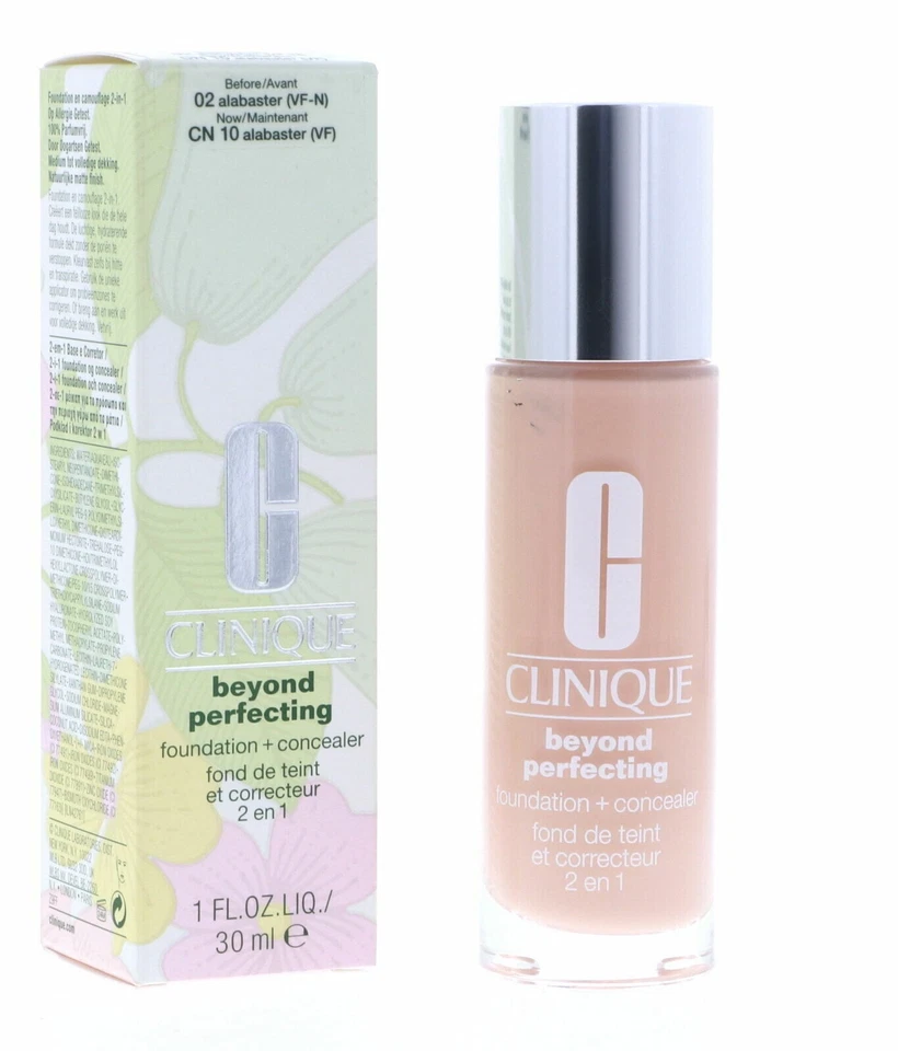 Clinique Beyond Perfecting Foundation + Concealer - No.02 (CN 10)Alabaster, 1 oz - Image 1 of 1