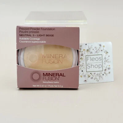 Mineral Fusion Pressed Powder Foundation Neutral 3 Light Beige - 100% Authentic - Image 1 of 3